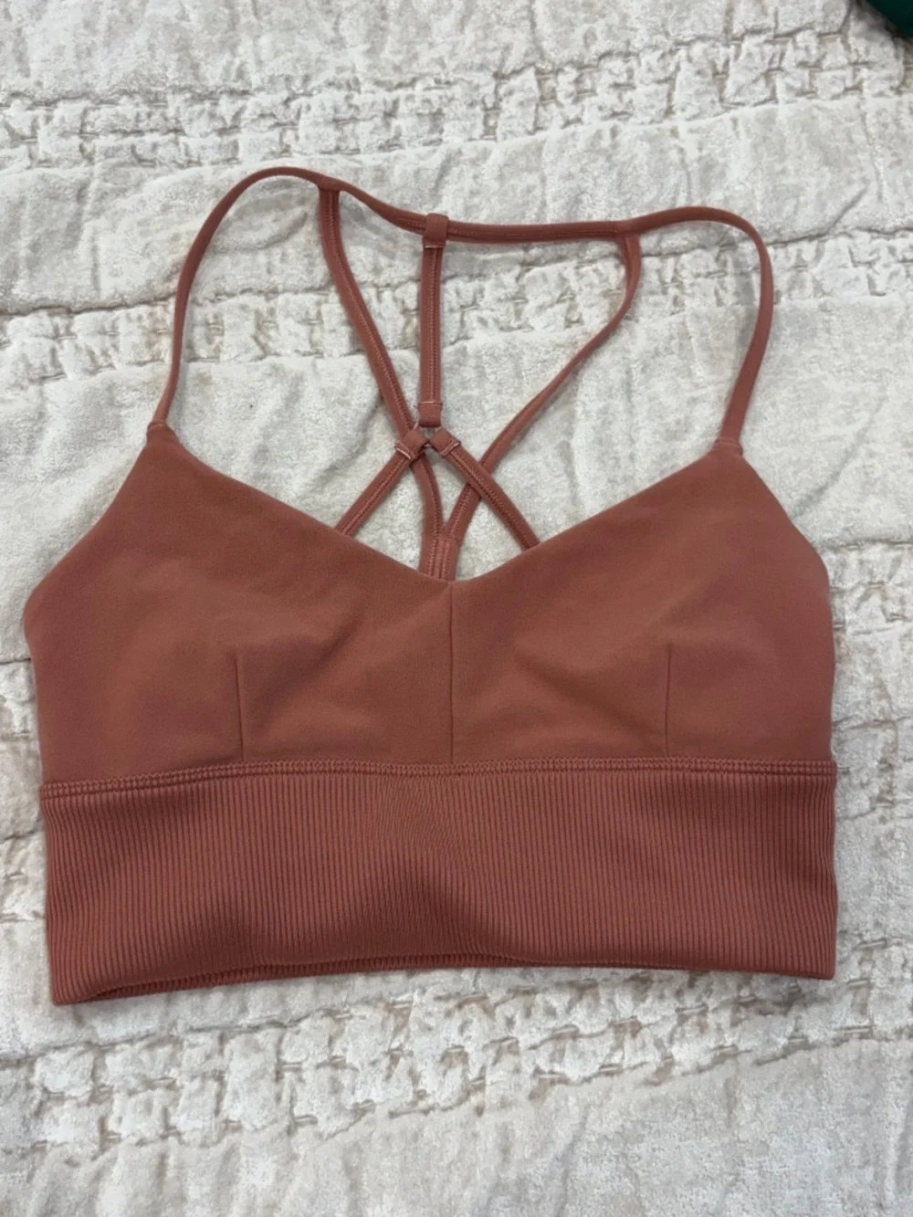 ALO Yoga Alosoft Lavish Bra - Soft Terracotta